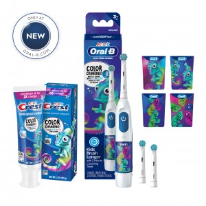 Oral-B Crest Color Changing Battery Bundles Wit Blauw | BE_OB99892